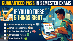 Guaranteed Pass in Semester Exams “If You Do These 5 Things Right”